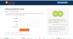Desktop Screenshot of discountsms.com
